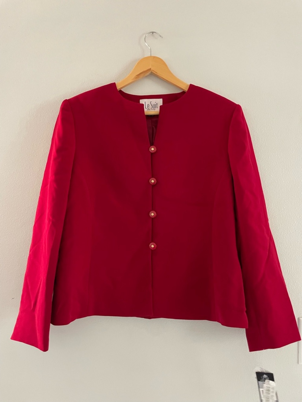 Le Suit Red Blazer Jacket